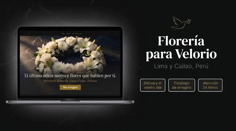Florería para Velorio — Servicio funerario · Lima